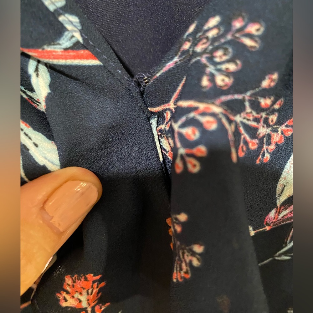 NWT Banana Republic Floral Ruffle High-Low Dress - Picture 3 of 4